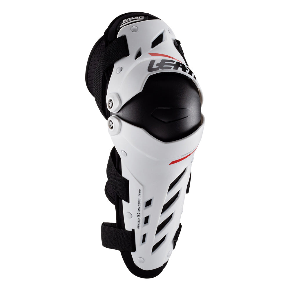 Leatt Knee Guard Dual Axis White Junior  Black