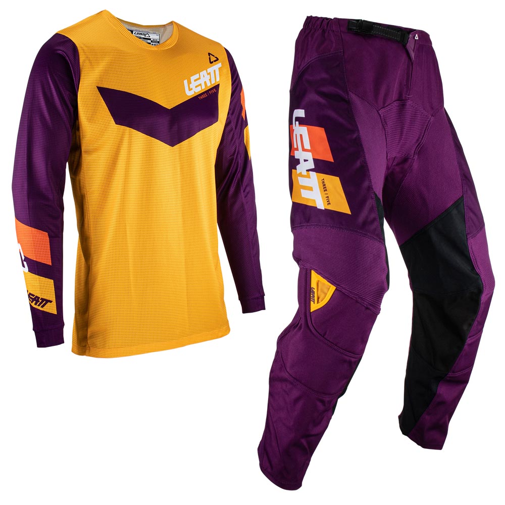 Leatt Pant And Shirt Kit 3.5 Indigo  Purple  36