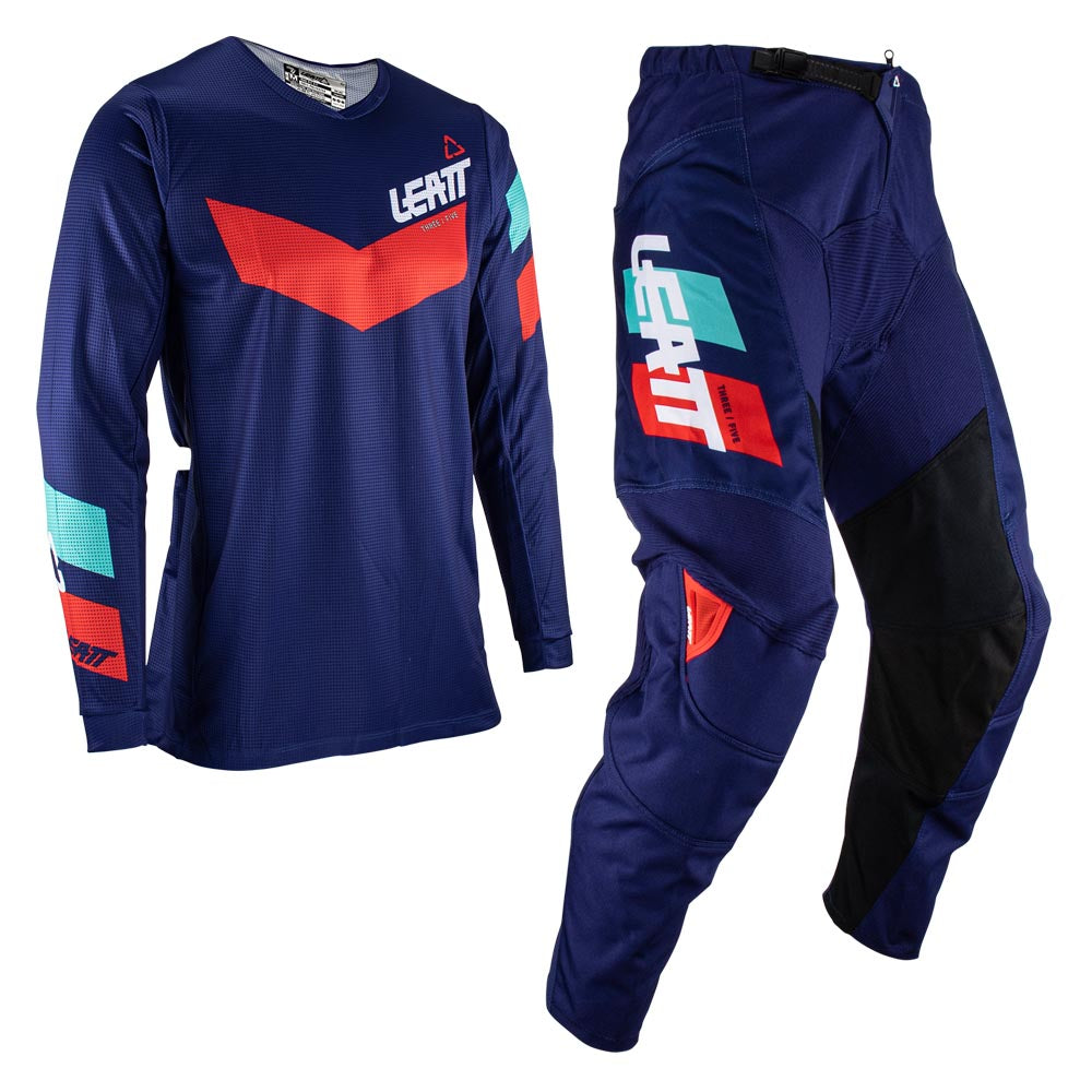 LEATT PANT AND SHIRT KIT 3.5 ROYAL  BLUE  32