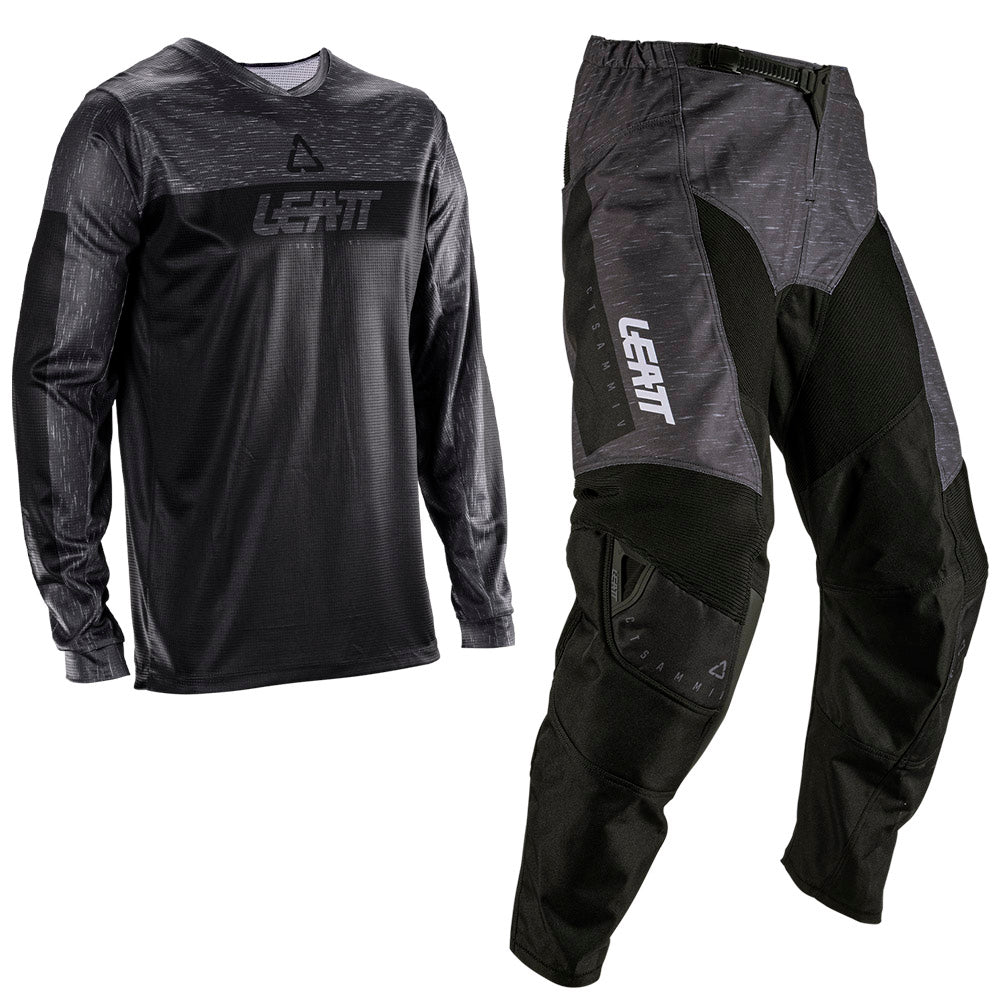 Leatt PANT AND SHIRT KIT 3.5 STEALTH BLACK/GREY XS Grey 