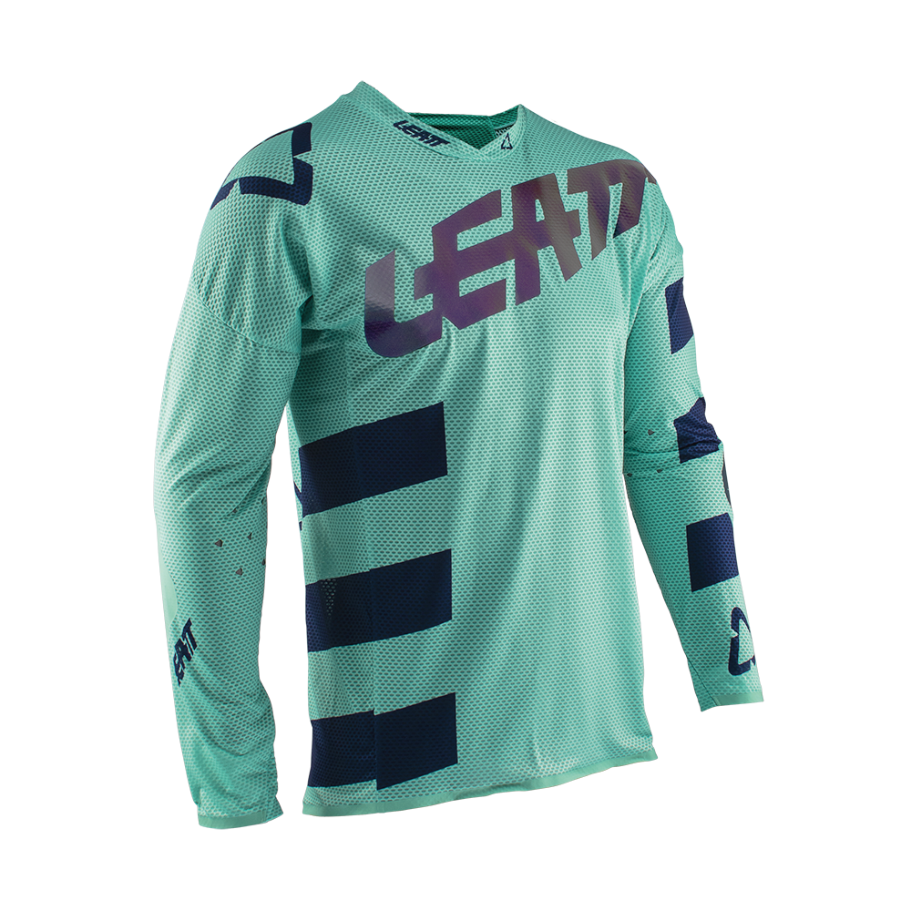 LEATT SHIRT GPX 5.5 ULTRAWELD AQUA  BLUE  L