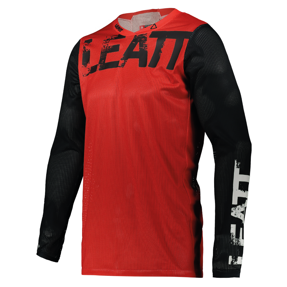LEATT SHIRT MOTO 4.5 X-FLOW RED  RED  S