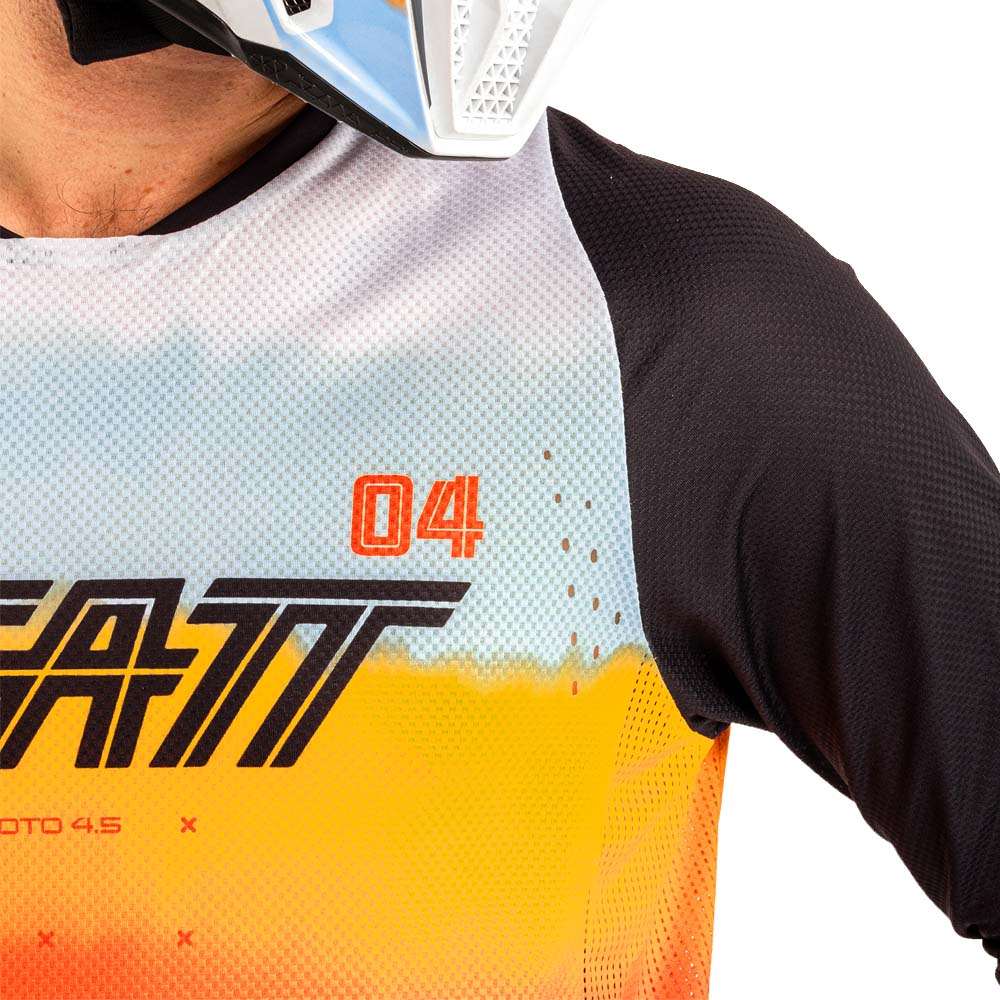 Leatt Shirt Moto 4.5 Lite Glamis  Orange  S