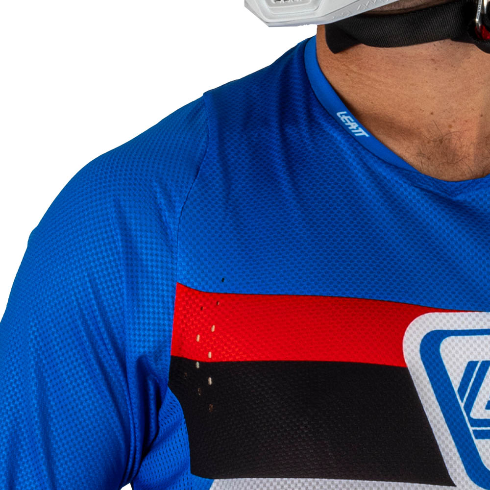 Leatt Shirt Moto 4.5 Lite Pitboard Royal  Blue  XXL