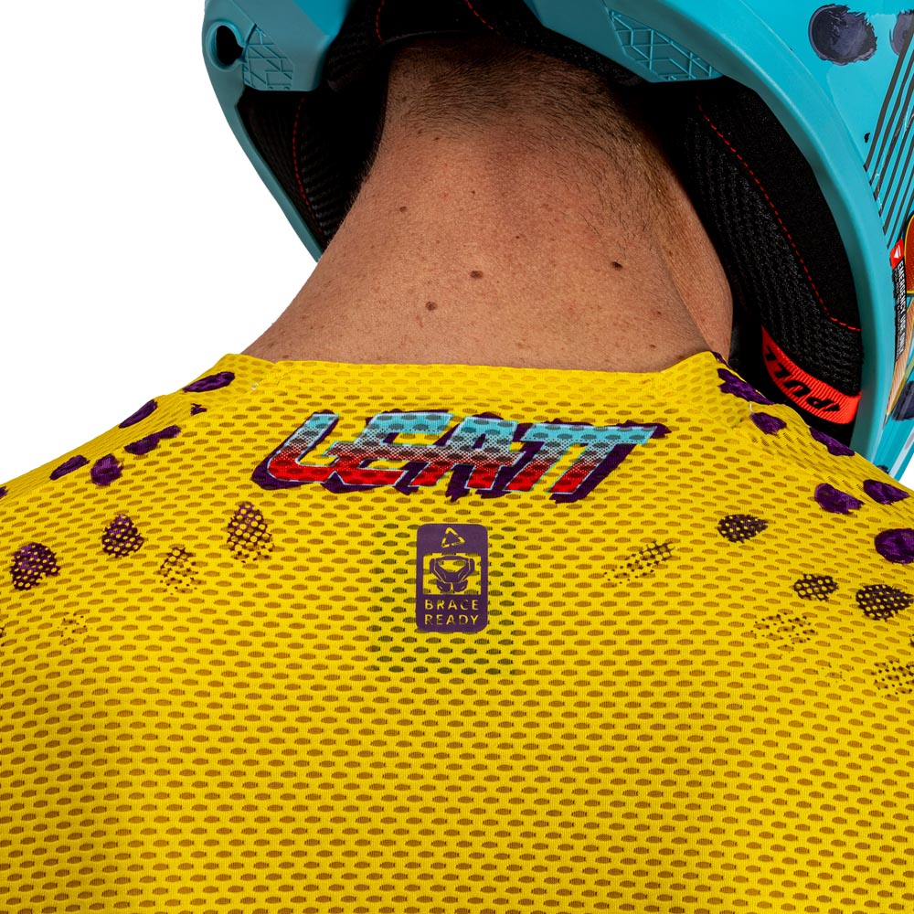 Leatt Shirt Moto 5.5 Ultraweld Cheetah  Yellow  S
