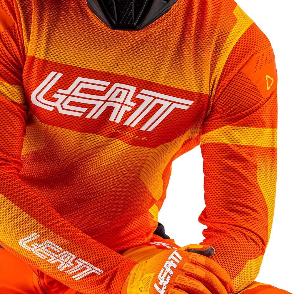 Leatt Shirt Moto 5.5 Ultraweld Flame  Orange  S