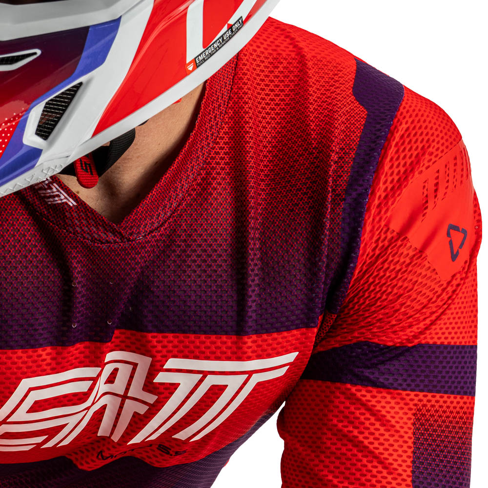 Leatt Shirt Moto 5.5 Ultraweld Sunburn  Red  S