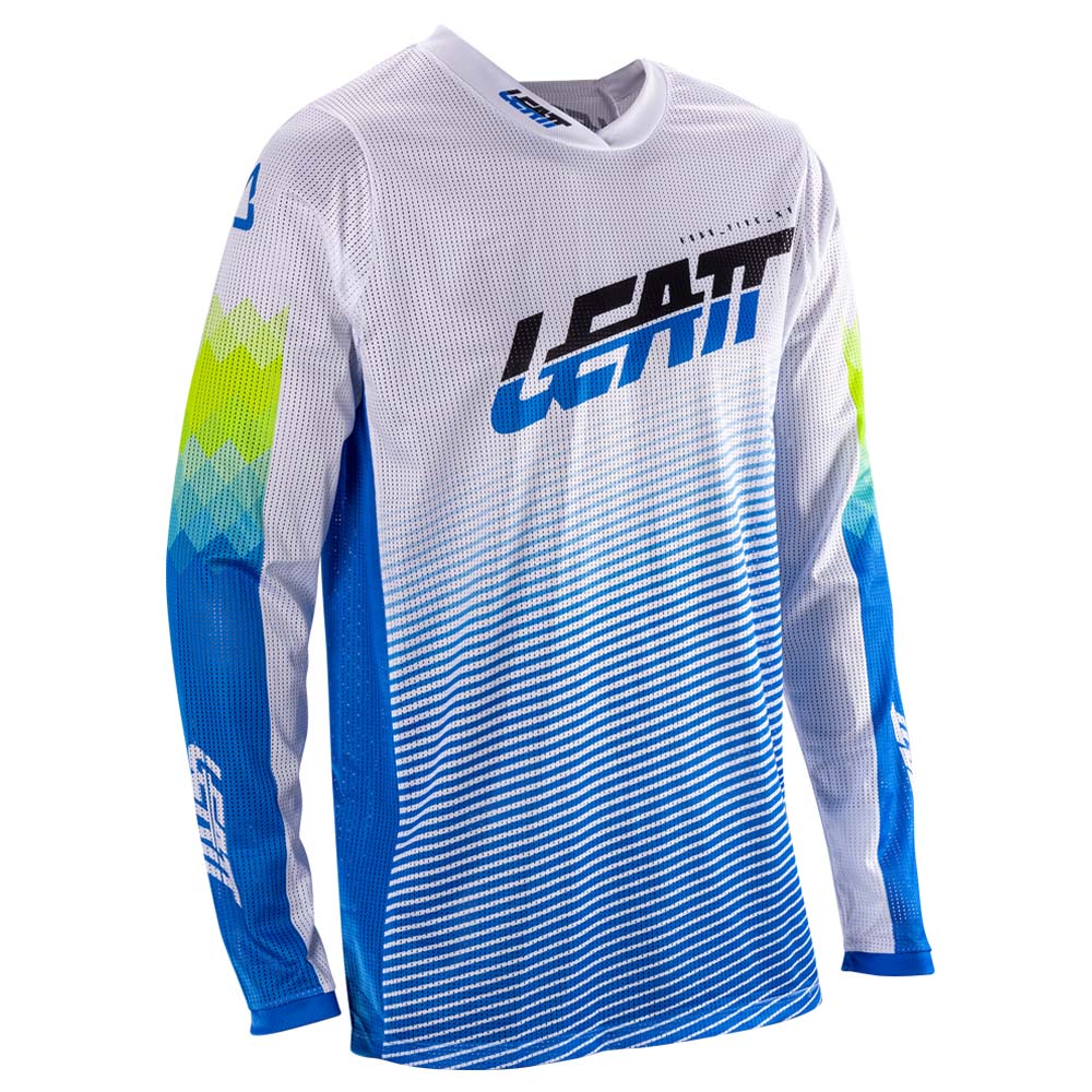 Leatt SHIRT MOTO 4.5 X-FLOW PIXEL BLUE L Blue 