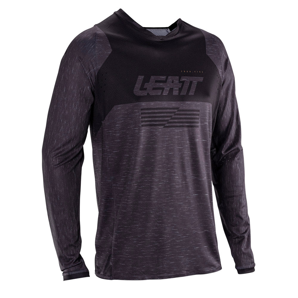 Leatt SHIRT MOTO 4.5 LITE STEALTH BLACK/GREY L Grey 