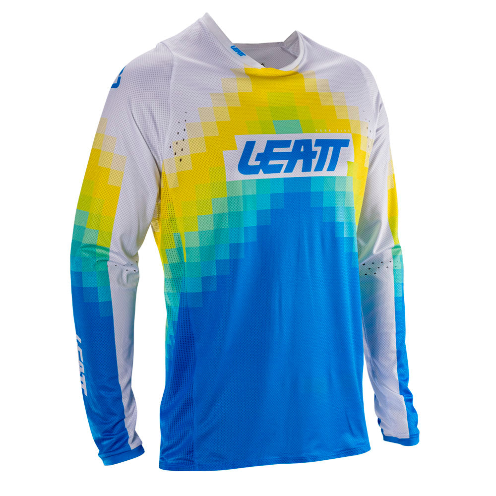 Leatt SHIRT MOTO 4.5 LITE PIXEL BLUE XXL Blue 