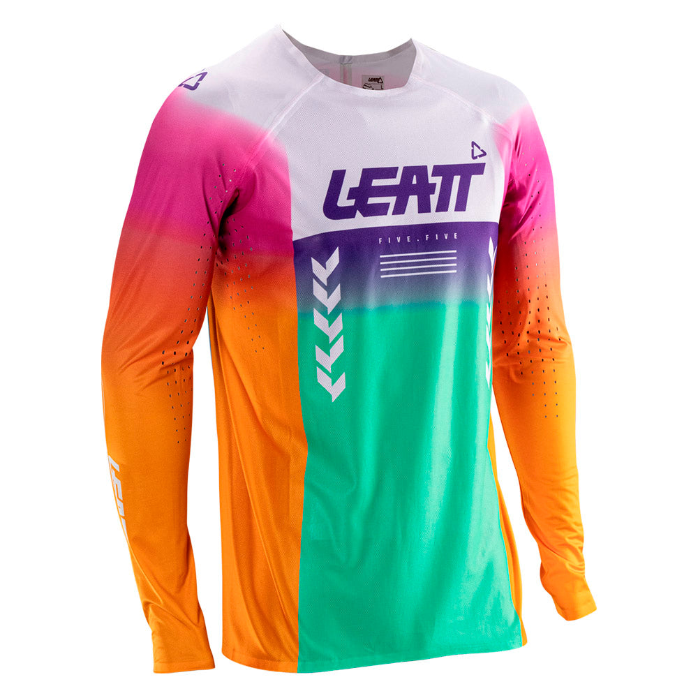 Leatt SHIRT MOTO 5.5 ULTRAWELD PINATA TEAL S Light Blue 