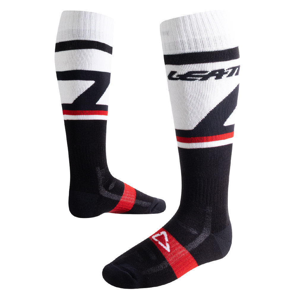 Leatt SOCKS MOTO WHITE/MEDIUM S|M White 