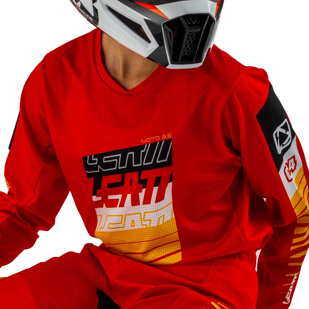 Leatt Pant And Shirt Kit Mini 3.5 Red  Red  XL