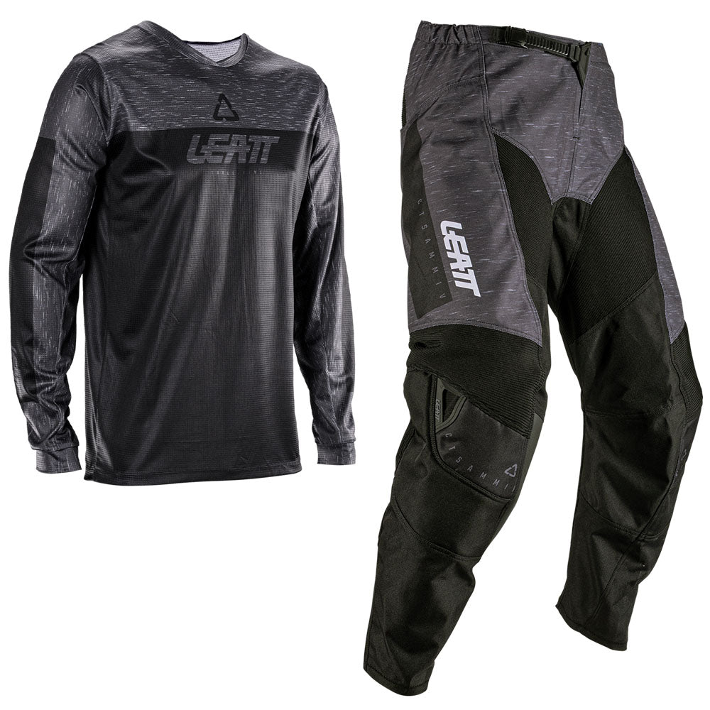 Leatt PANT AND SHIRT KIT YOUTH 3.5 STEALTH BLACK/GREY XS Grey 