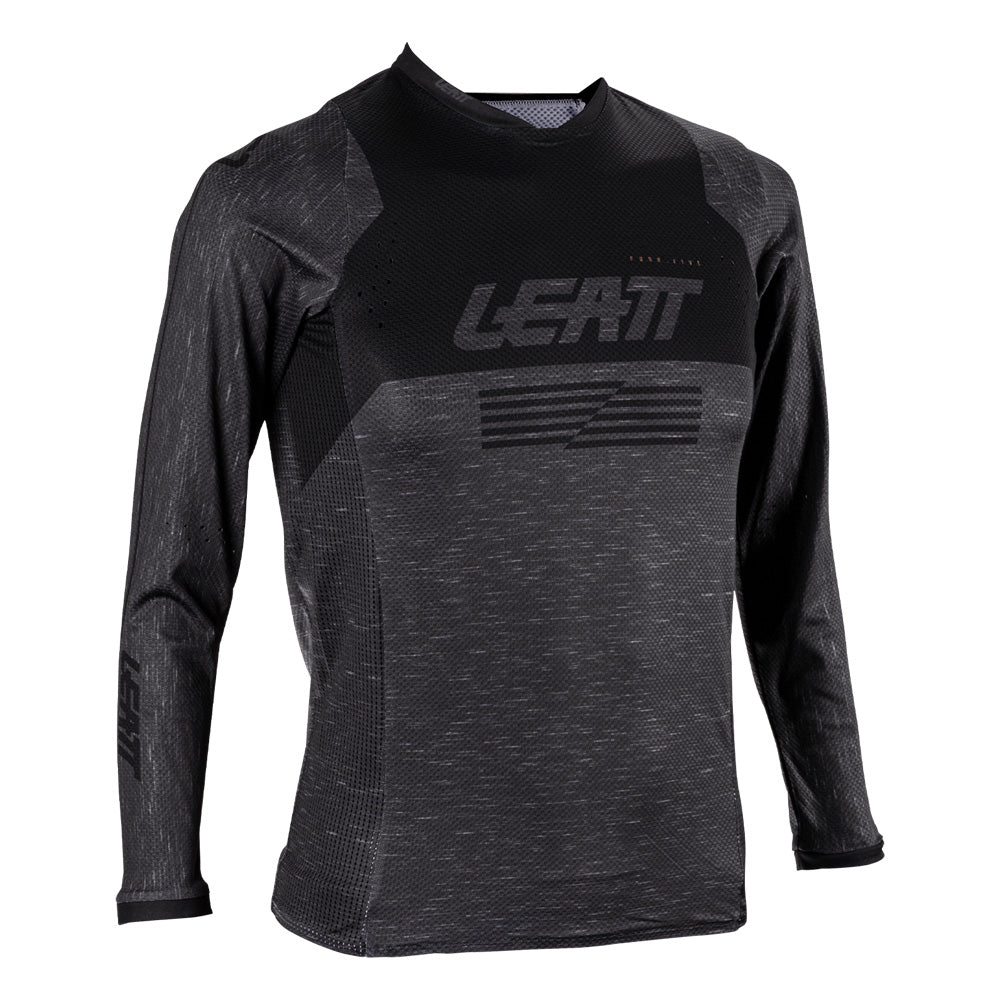 Leatt SHIRT YOUTH MOTO 4.5 STEALTH BLACK/GREY S Grey 