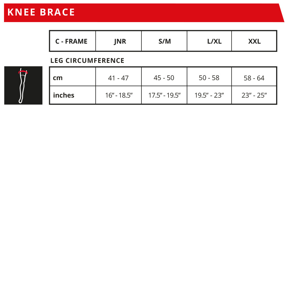 LEATT KNEE BRACE C-FRAME PRO CARBON (PAIR)  CARBON  L|XL