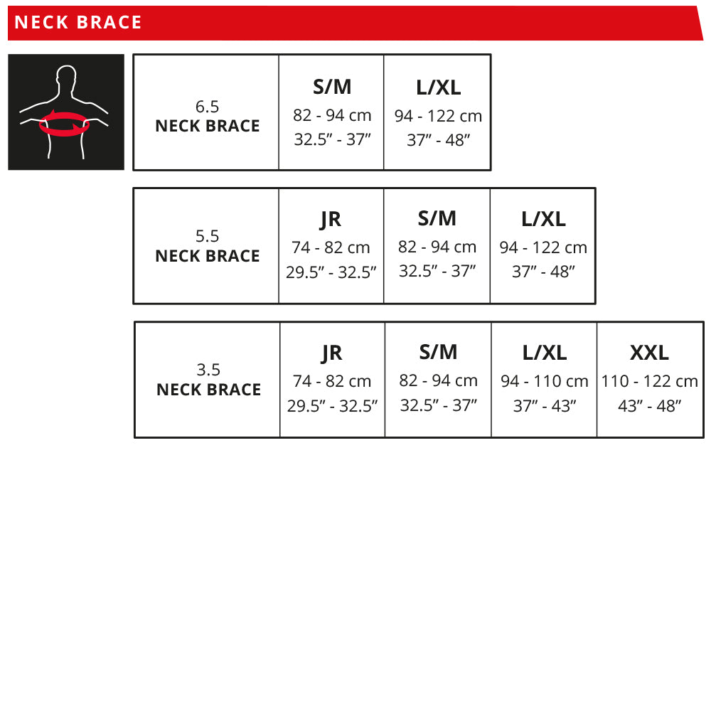 LEATT NECK BRACE GPX 3.5 BLACK  BLACK  XXL