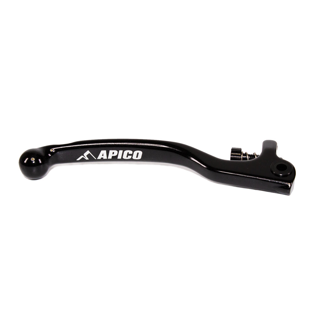 APICO BRAKE LEVER ELITE FORGED TRIALS AJP, INC ADJUSTER BLACK/BLACK LONG