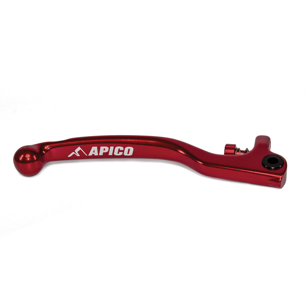 APICO BRAKE LEVER ELITE FORGED TRIALS AJP, INC ADJUSTER BLACK/BLACK LONG