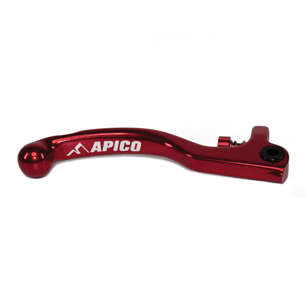 APICO BRAKE LEVER ELITE FORGED TRIALS AJP, INC ADJUSTER BLACK/BLACK SHORT