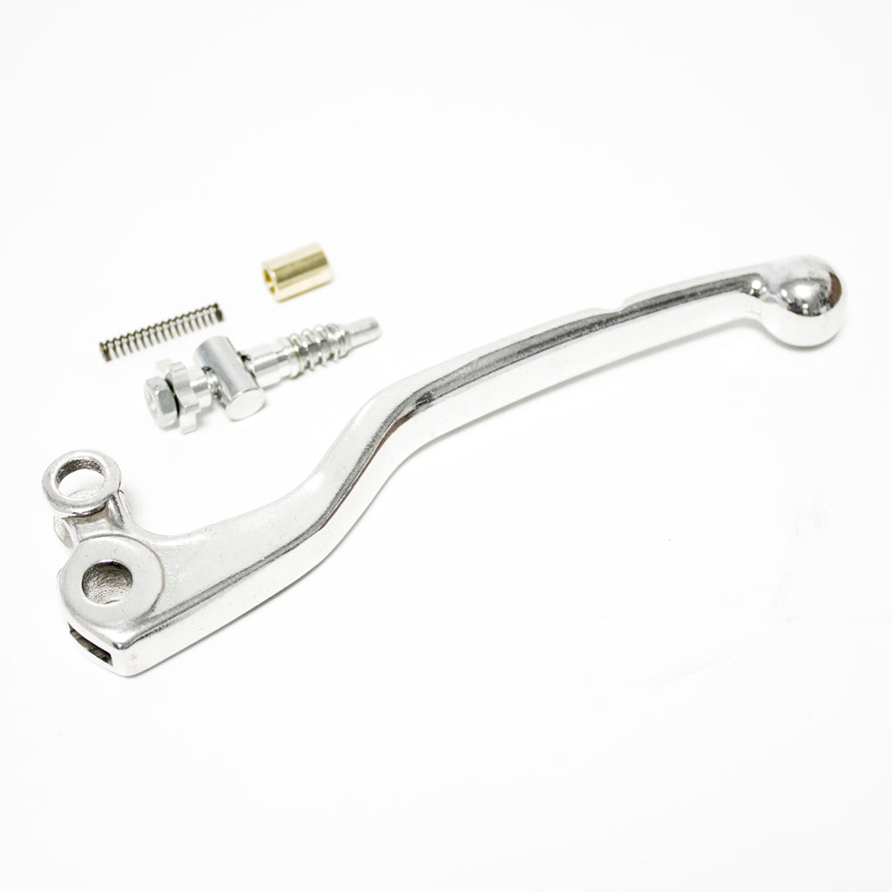 RACELINE CLUTCH LEVER CAST WITH ADJUSTER KTM 98-08, SX65 01-13, SX85 03-12, MAGURA LONG SILVER (R)  SILVER