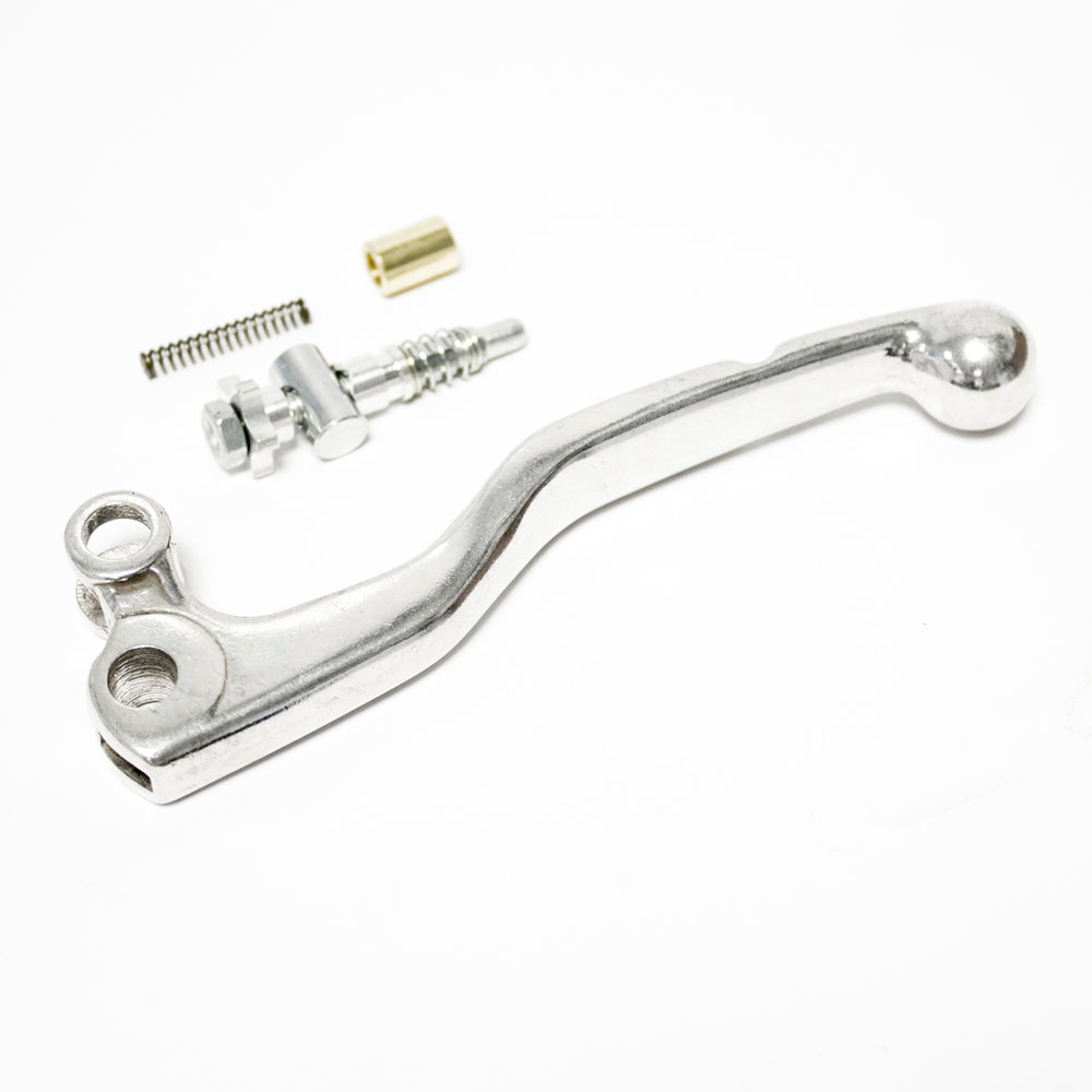 RACELINE CLUTCH LEVER CAST WITH ADJUSTER KTM 98-08, SX65 01-13, SX85 03-12, MAGURA SHORT SILVER (R)  SILVER