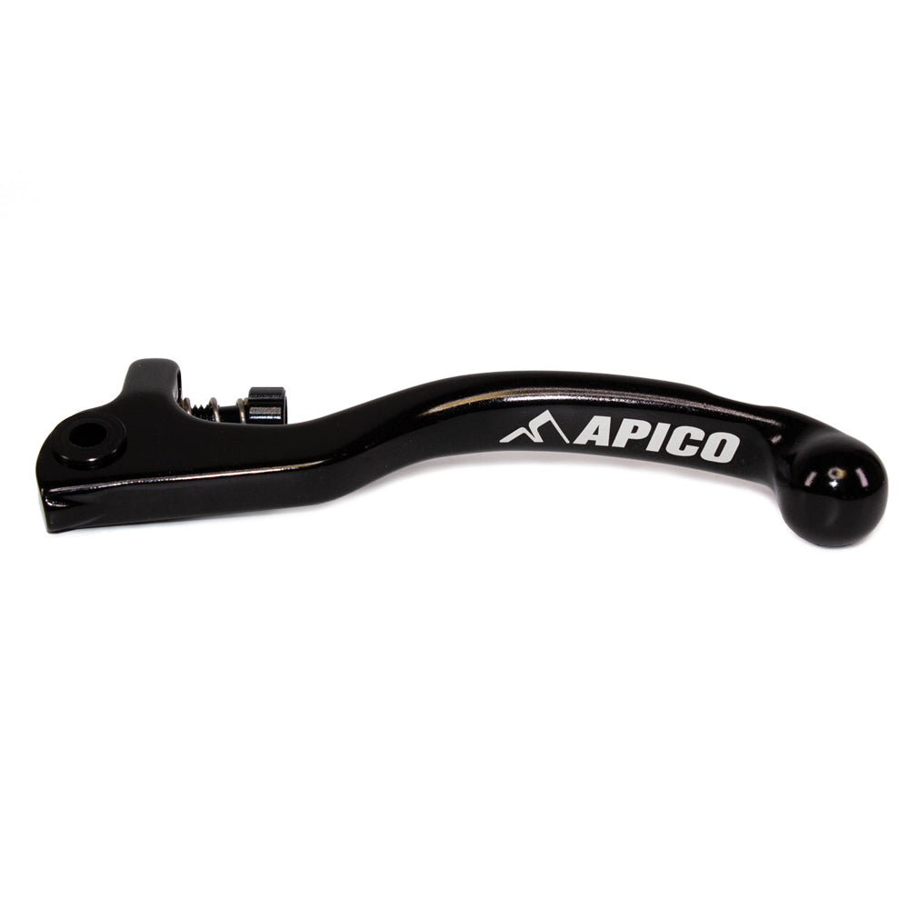 APICO CLUTCH LEVER ELITE FORGED TRIALS AJP 2 HOLE, INC ADJUSTER BLACK/BLACK SHORT