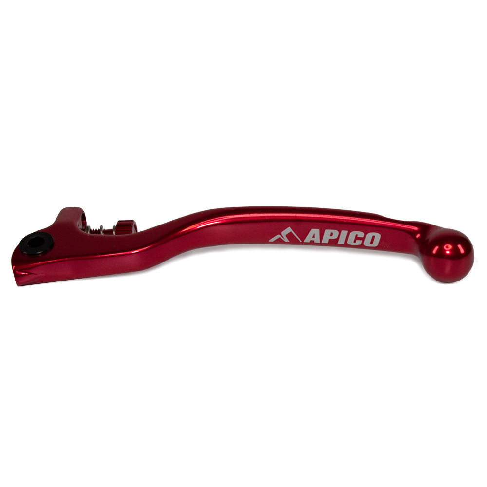 APICO CLUTCH LEVER ELITE FORGED TRIALS AJP 2 HOLE, INC ADJUSTER BLACK/BLACK LONG