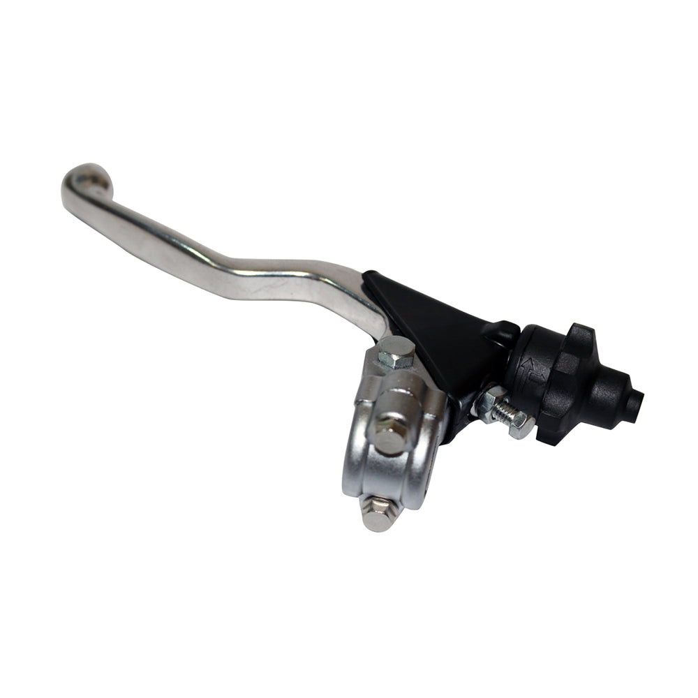RACELINE CLUTCH LEVER ASSEMBLY HONDA CRF250R 10-17,  CRF450R 09-16  SILVER (W/FAST ADJ & COVER)  SILVER