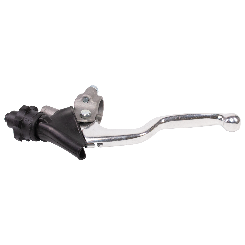 RACELINE CLUTCH LEVER ASSEMBLY HONDA CRF250R/RX 18-21, CRF450R/RX 18-20,  CRF450X/L/RL 19-24  (W/FAST ADJ & COVER)  SILVER