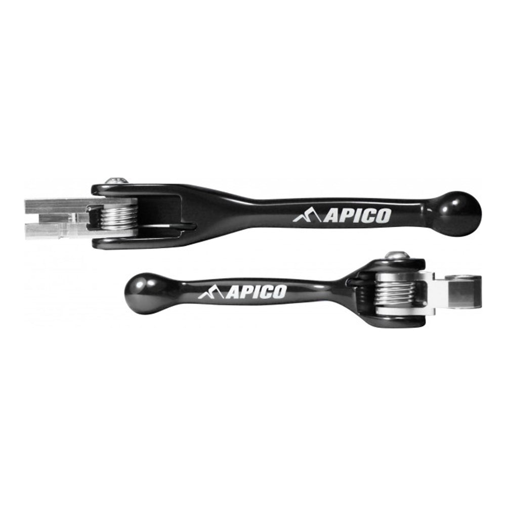 Apico Flexi Lever (Pair) KAW/YAM KX250F/450F 04-12, YZ125/250 01-07, YZ250F 01-06 Black (R)