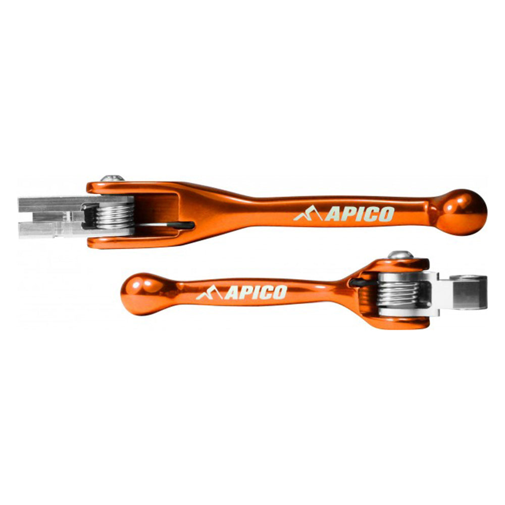 APICO FLEXI LEVER (PAIR) AJP TRIALS ORANGE