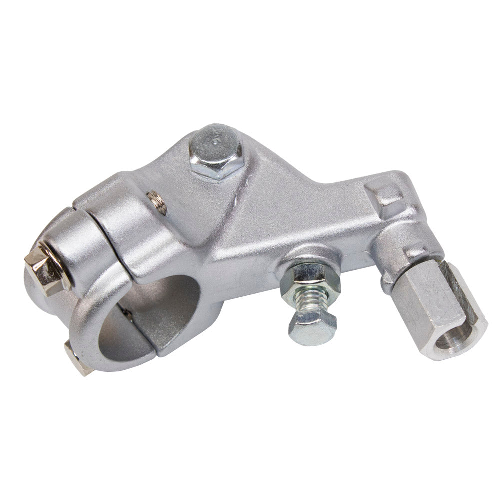 RACELINE CLUTCH LEVER HOLDER CAST ADJ NO/COV HONDA CR125/250 04-07,CRF250R 10-17/450R 09-17,CRF250R/RX 22-25 SV  SILVER