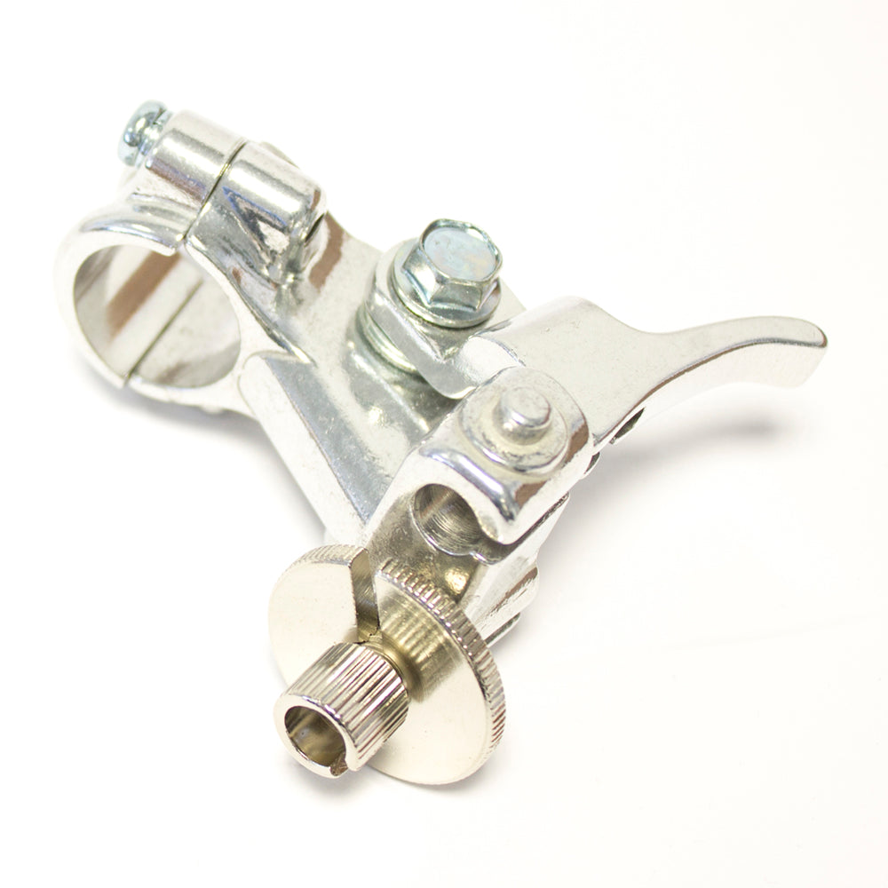 RACELINE CLUTCH LEVER HOLDER KAWASAKI/SUZUKI KXF/RM-Z 04 SILVER  SILVER