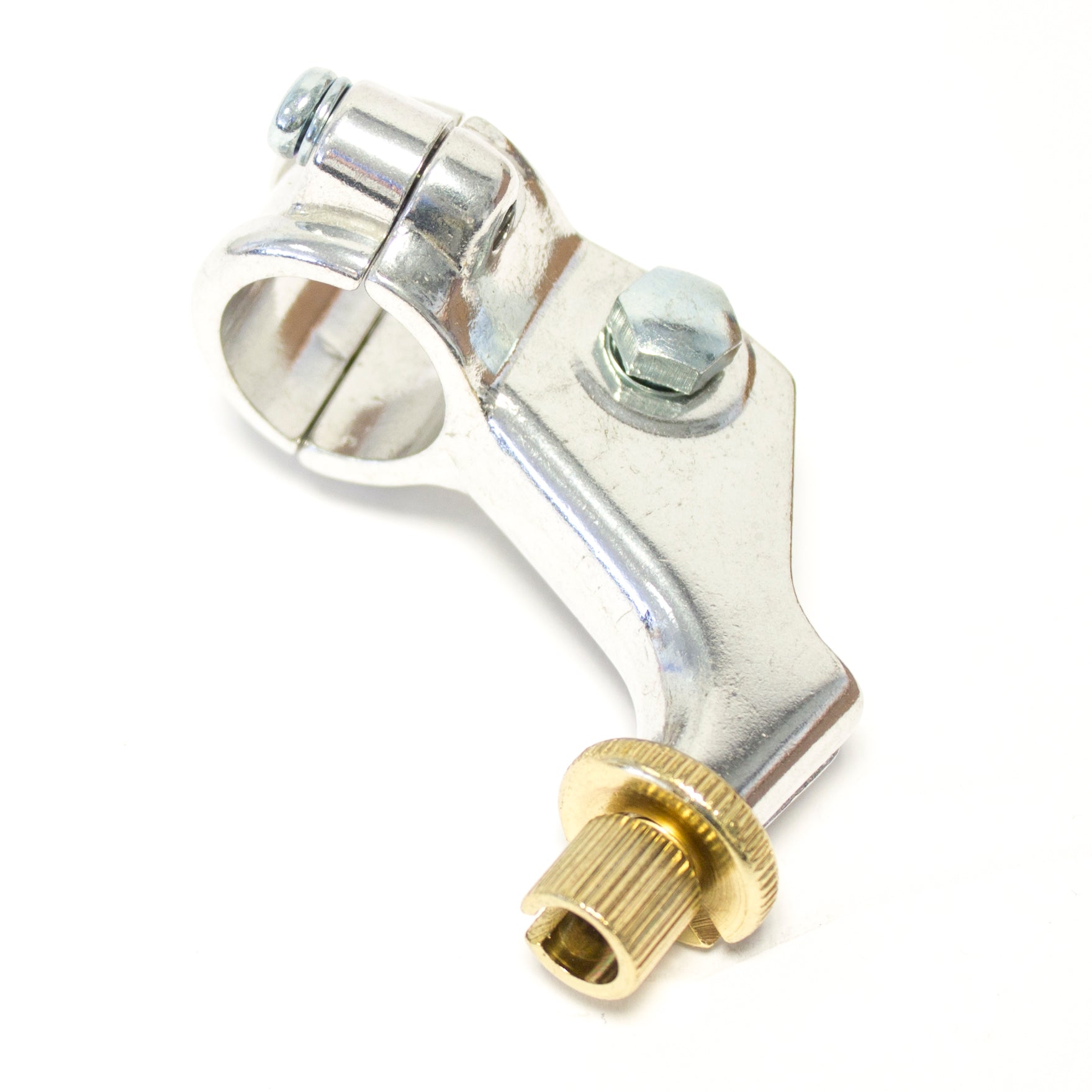 Apico Clutch Lever Holder Forg KAW/SUZ/YAM KX60-80 83-97, RM85 88-25, RM125-250 88-08, YZ80-85 88-14 Silver (R)