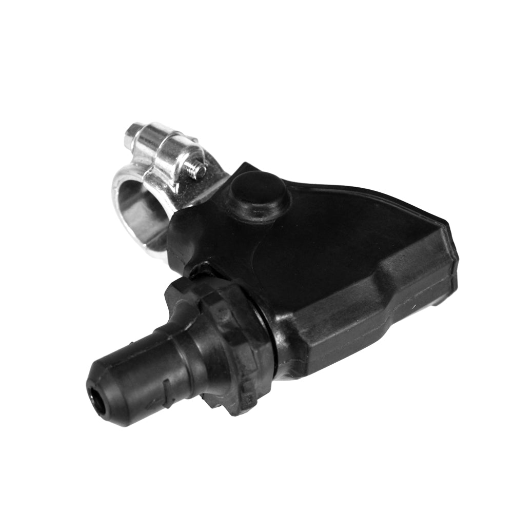 RACELINE CLUTCH LEVER HOLDER CAST KAW/YAM KX250F/450F>20,YZ125/250 00-14, YZ/WR250F/426F 00-02 SIL W/COVER  SILVER