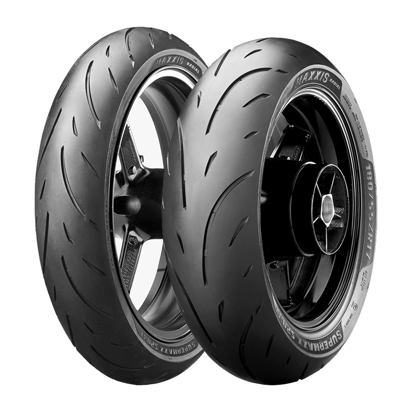 Maxxis Supermaxx Sport MA-SP Dual Compound - Matched tyre pair 120/70-ZR17 and 160/60-ZR17