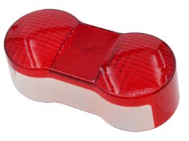Psychic Tail Brake Light Lens Suzuki 1970's Psychic MC-01d57 35712-27660, 35712-27671