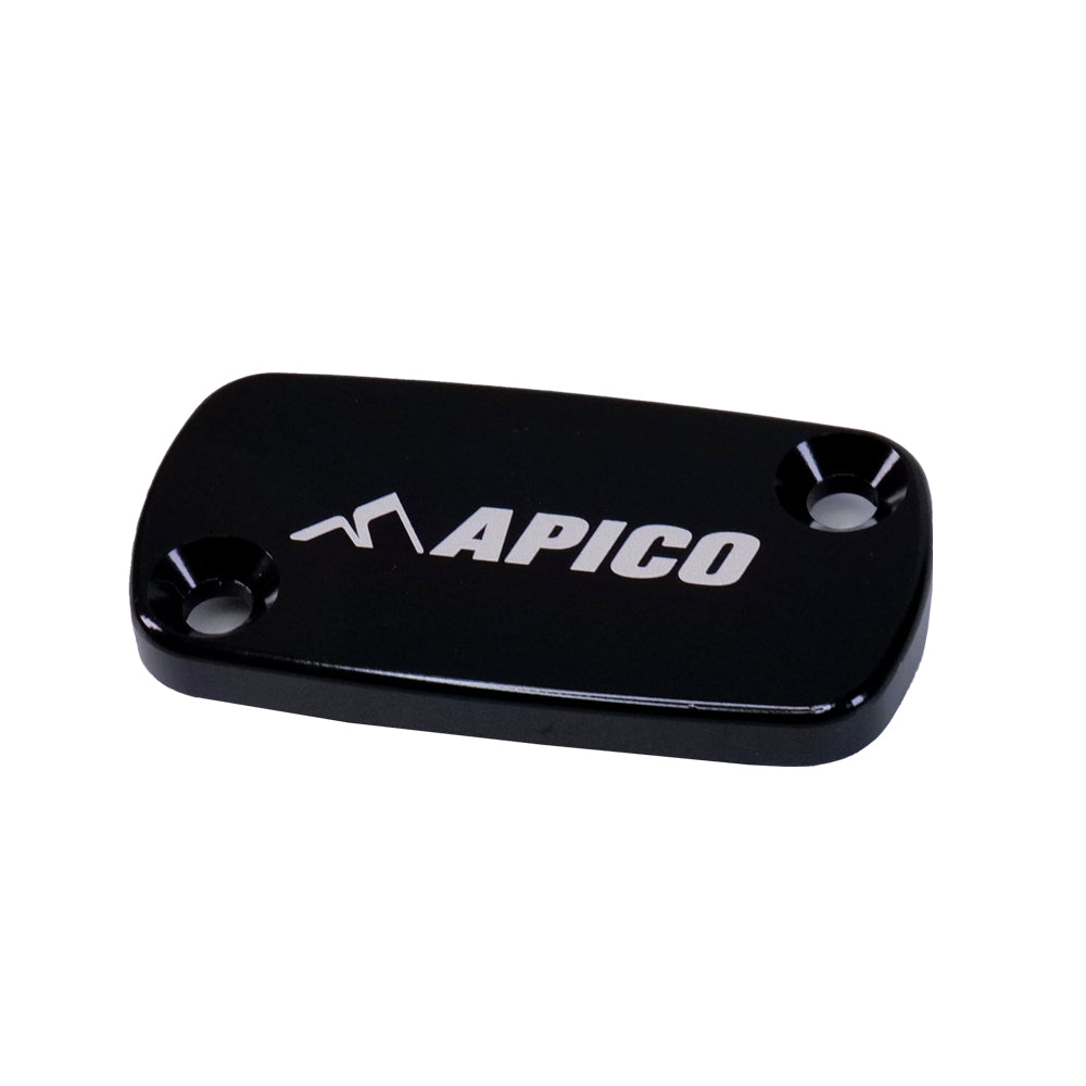 Apico Front Brake Master Cyl Cover Hon/Kaw/Tm/Beta, CR/CRF 96-25,Kx250F/Xc 21-25, KX450F/XC 19-23 Black (R)