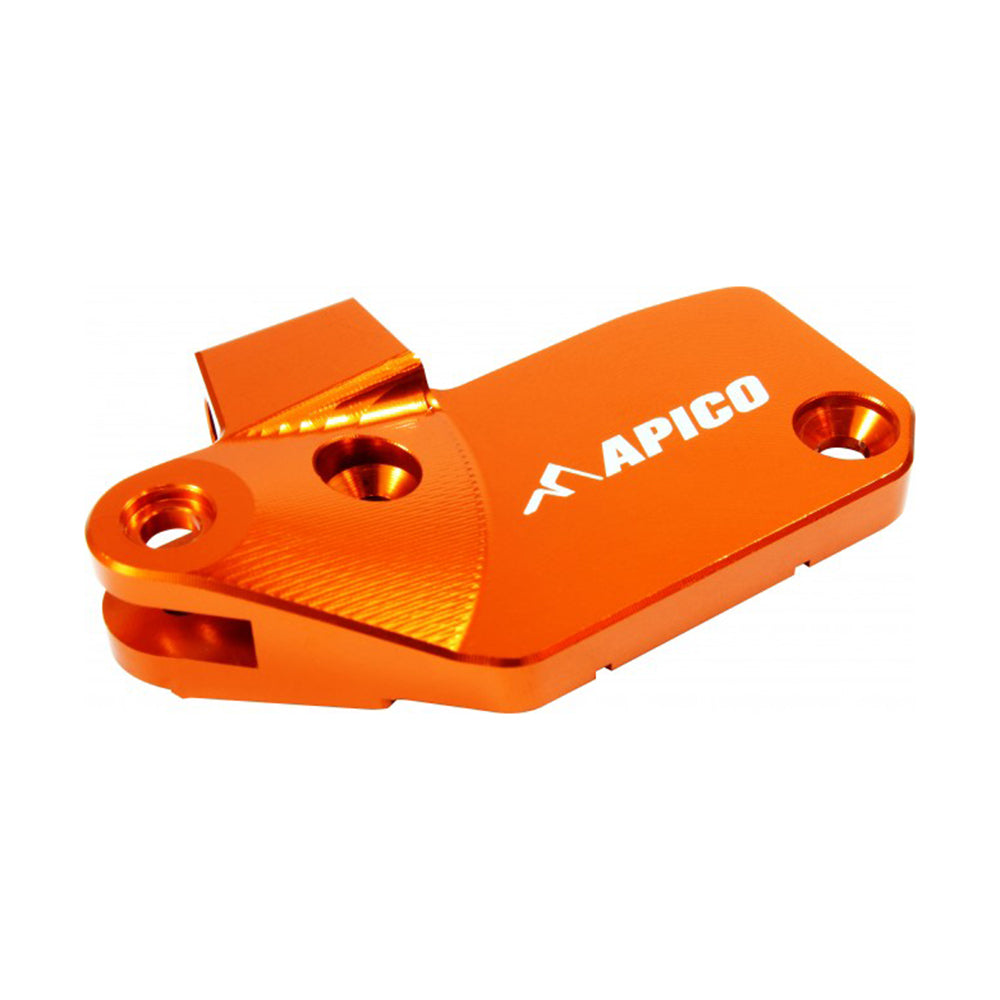Apico Clutch Master Cylinder Cover KTM SX-F250 06-10, EXC-F250 06-10 Brembo With Hot Start Orange (R)