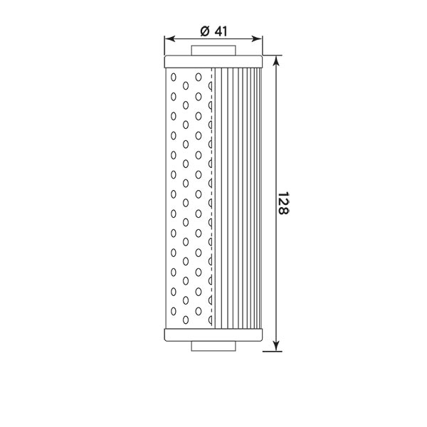 MIW Oil Filter B9005 - 268161 (HF161)