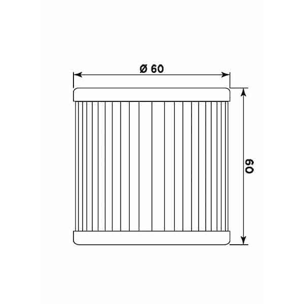 MIW Oil Filter HY19001 - 268681 (HF681)
