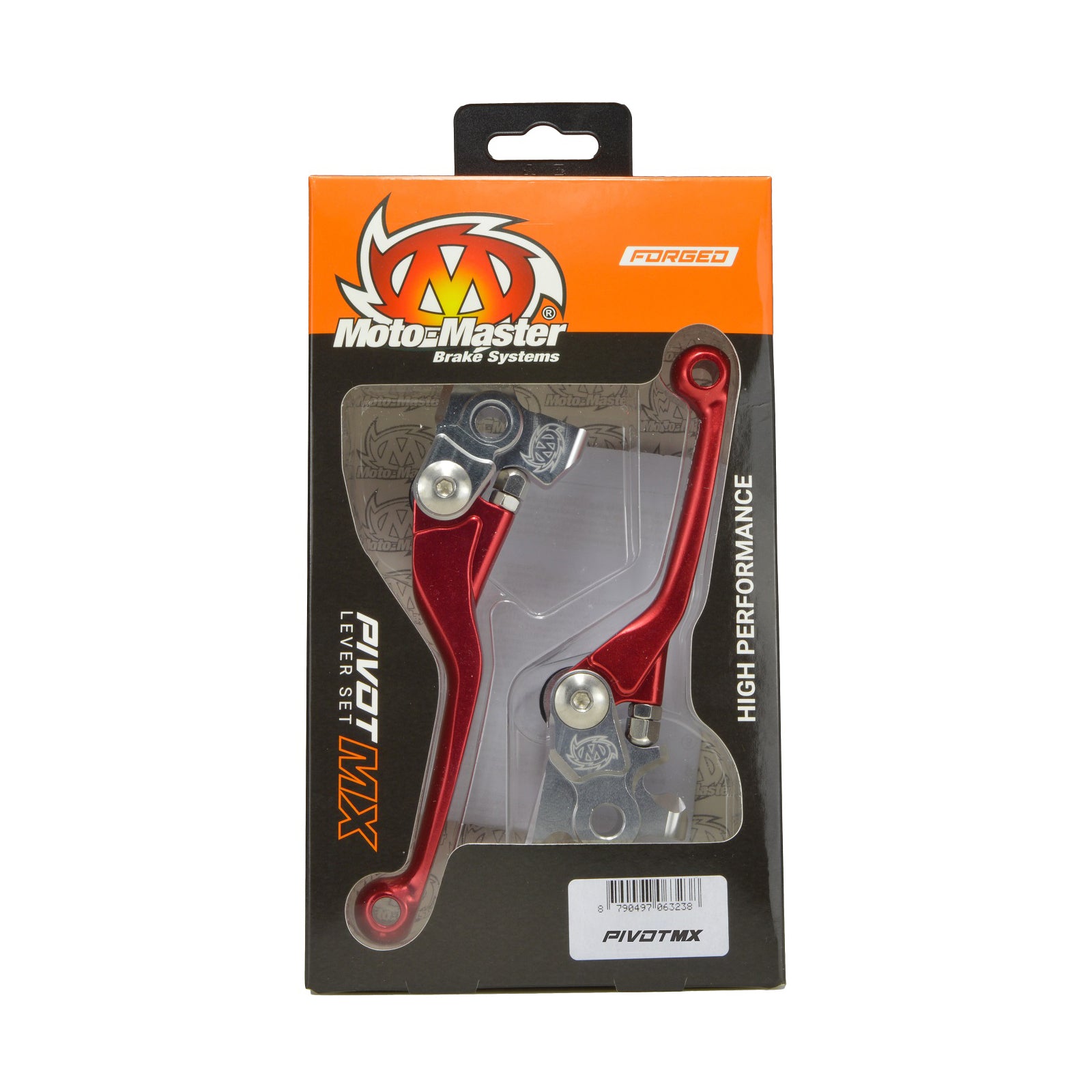 The Moto-Master Pivot MX forged clutch and brake levers are lightweight and extra strong. The levers are designed to fold open in a cras...