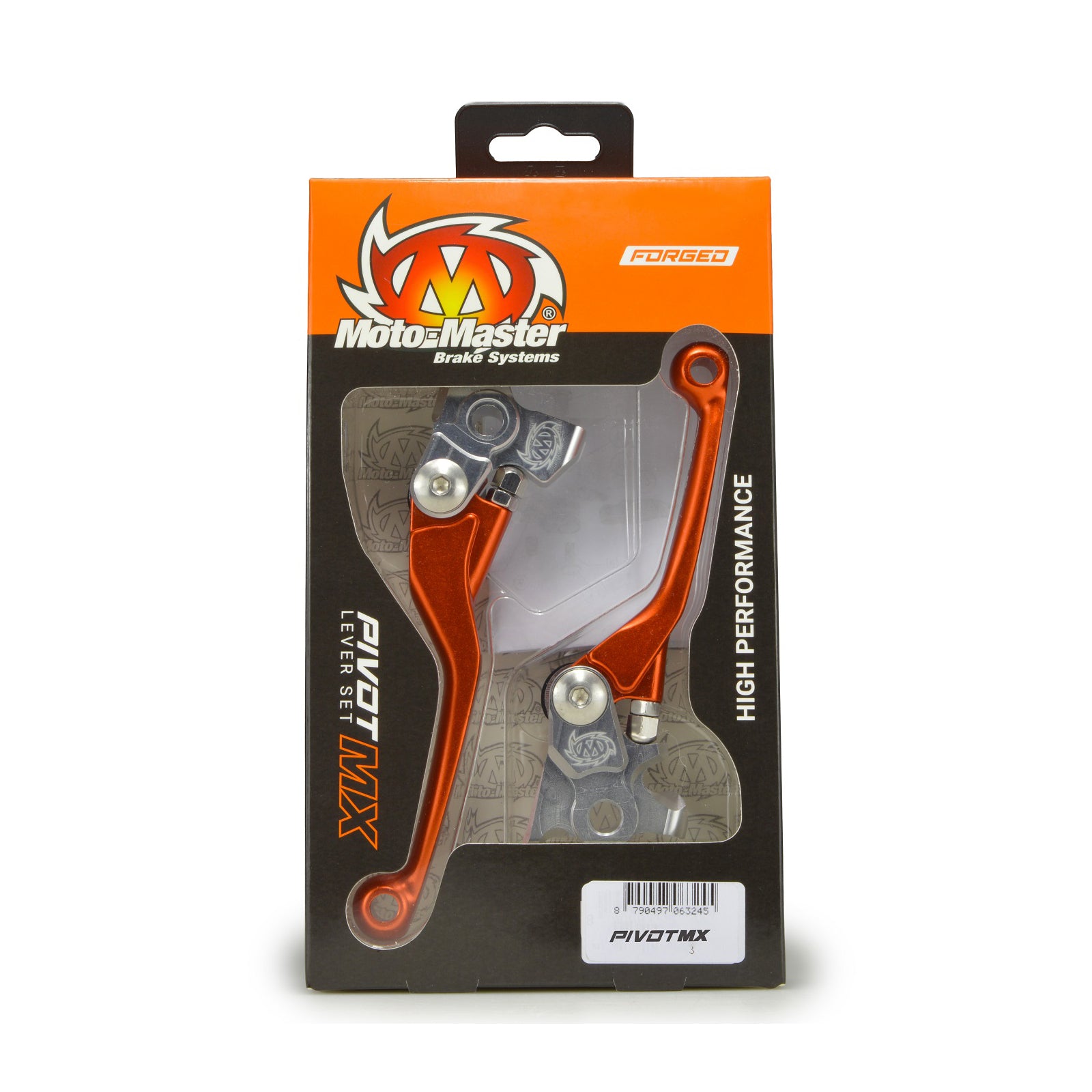 The Moto-Master Pivot MX forged clutch and brake levers are lightweight and extra strong. The levers are designed to fold open in a cras...