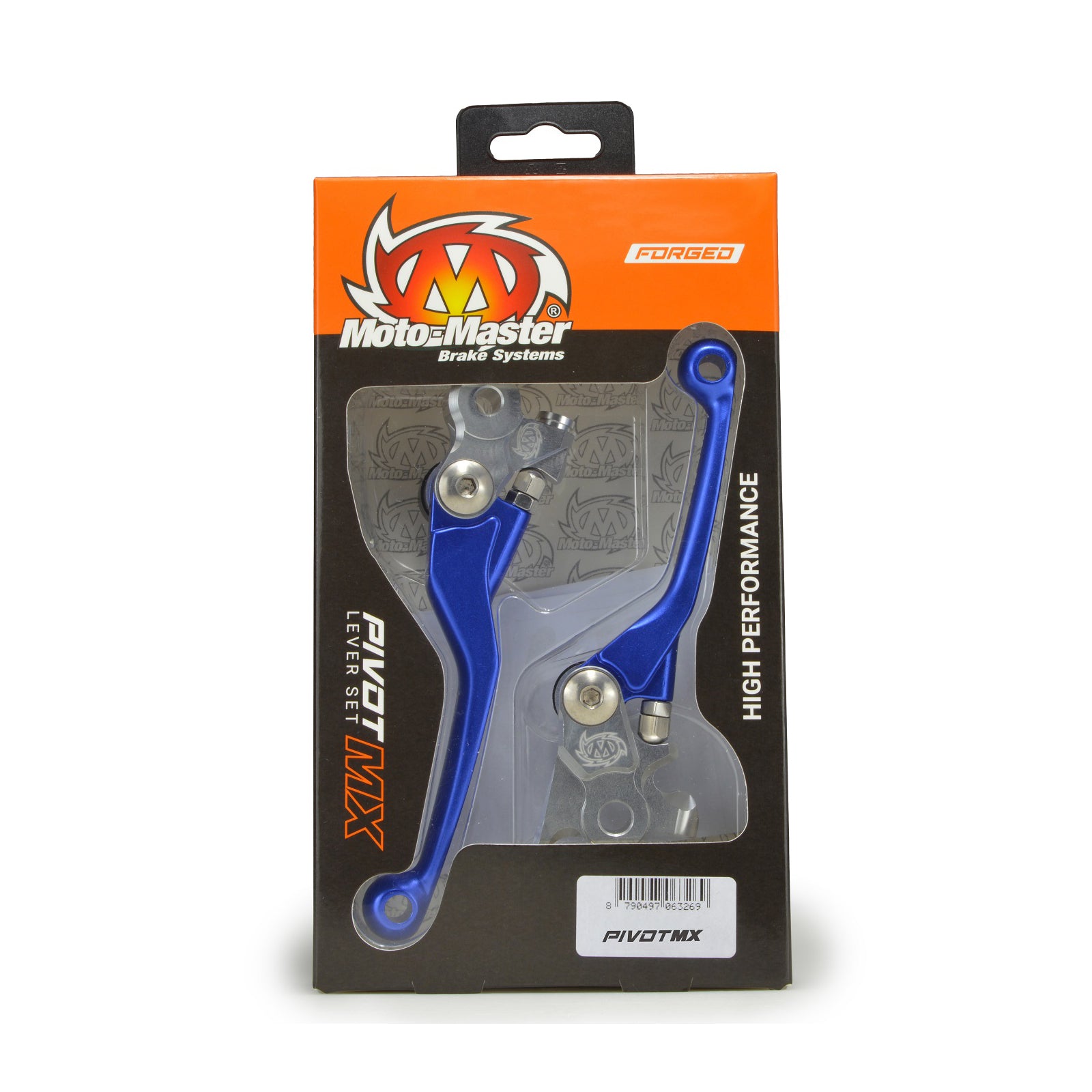 The Moto-Master Pivot MX forged clutch and brake levers are lightweight and extra strong. The levers are designed to fold open in a cras...