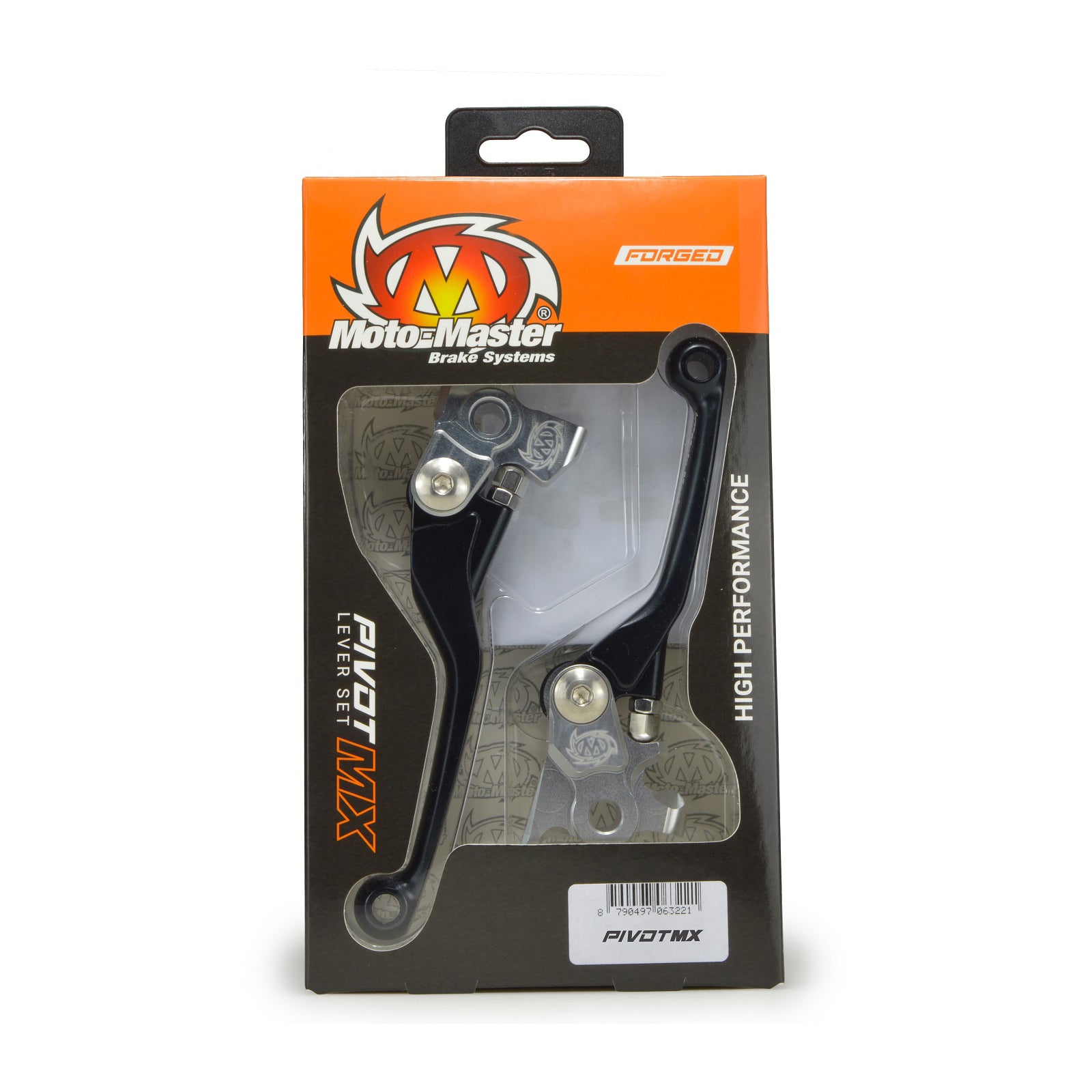 The Moto-Master Pivot MX forged clutch and brake levers are lightweight and extra strong. The levers are designed to fold open in a cras...