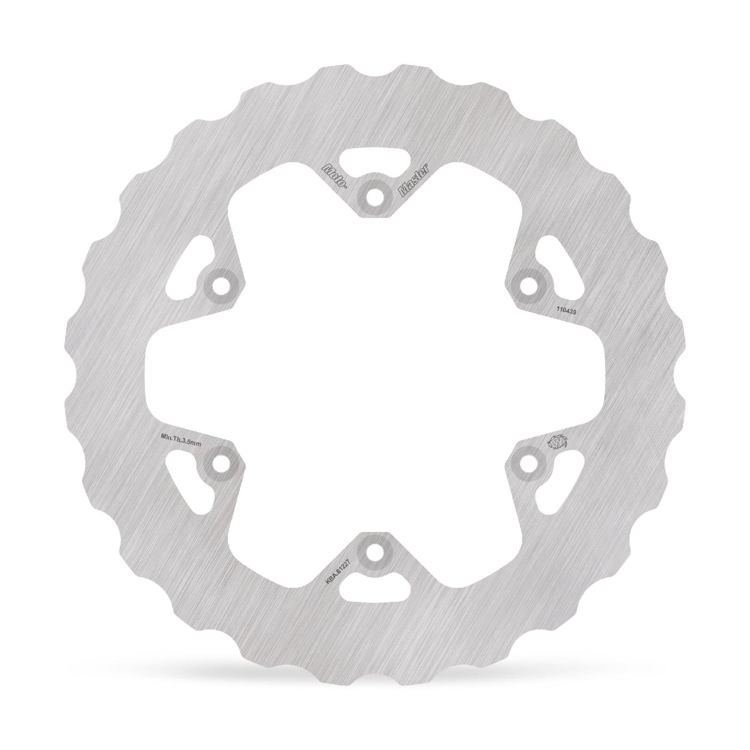 The Moto-Master Mud Series Disc increases the lifespan of the disc and brake pads in muddy conditions.