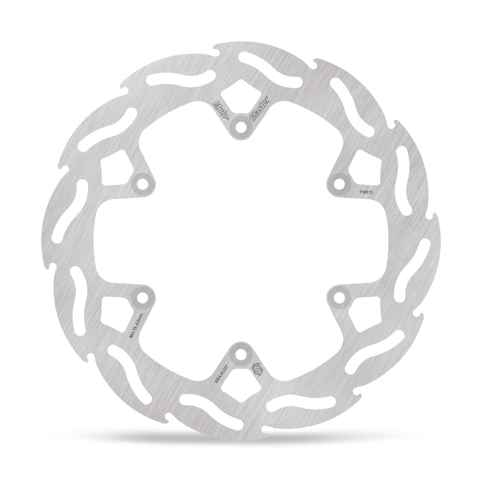 The Moto-Master Factory 4.4mm Flame Disc is the perfect solution for heavy rear-brake draggers due to the extra thickness 4.4mm rear dis...