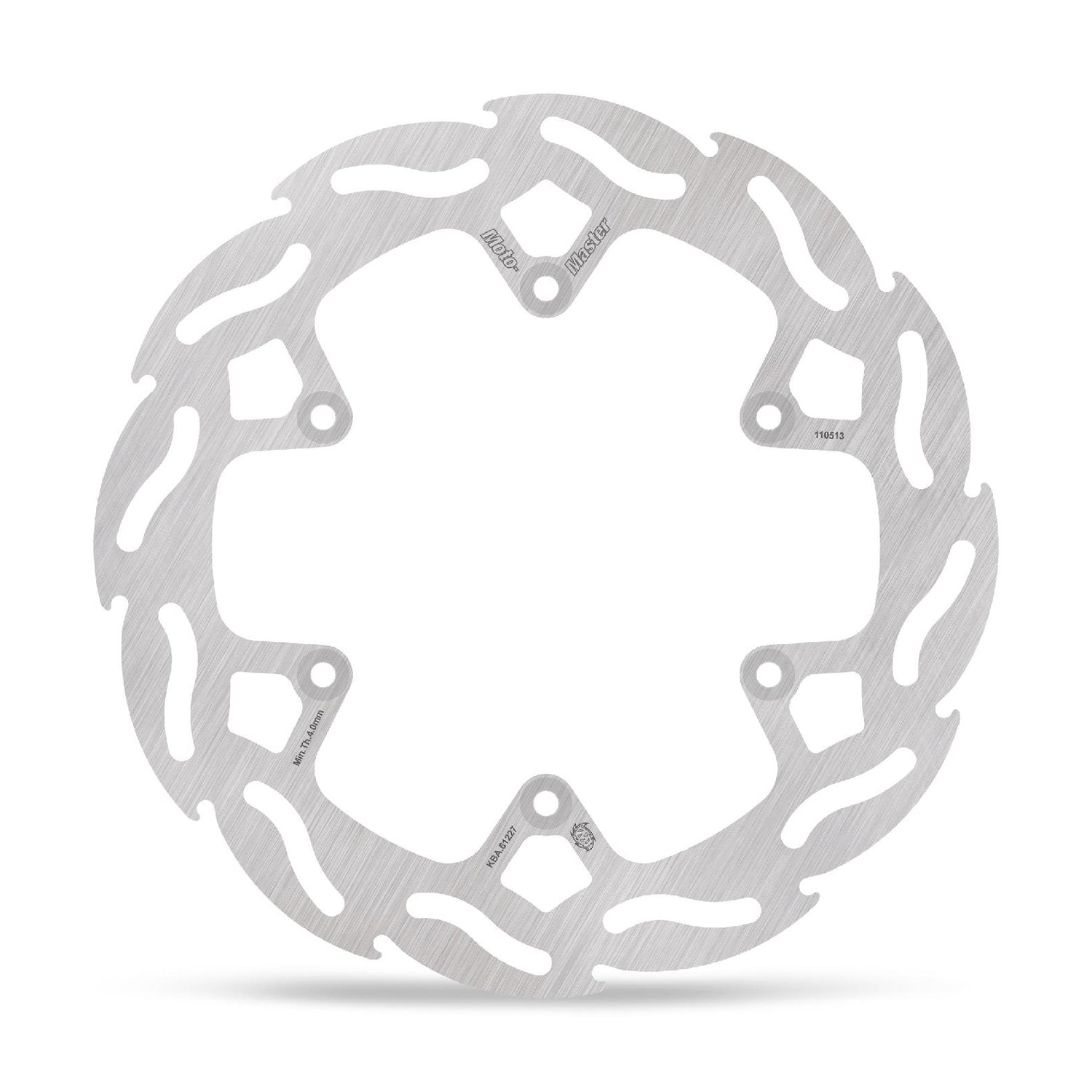 The Moto-Master Factory 4.4mm Flame Disc is the perfect solution for heavy rear-brake draggers due to the extra thickness 4.4mm rear dis...