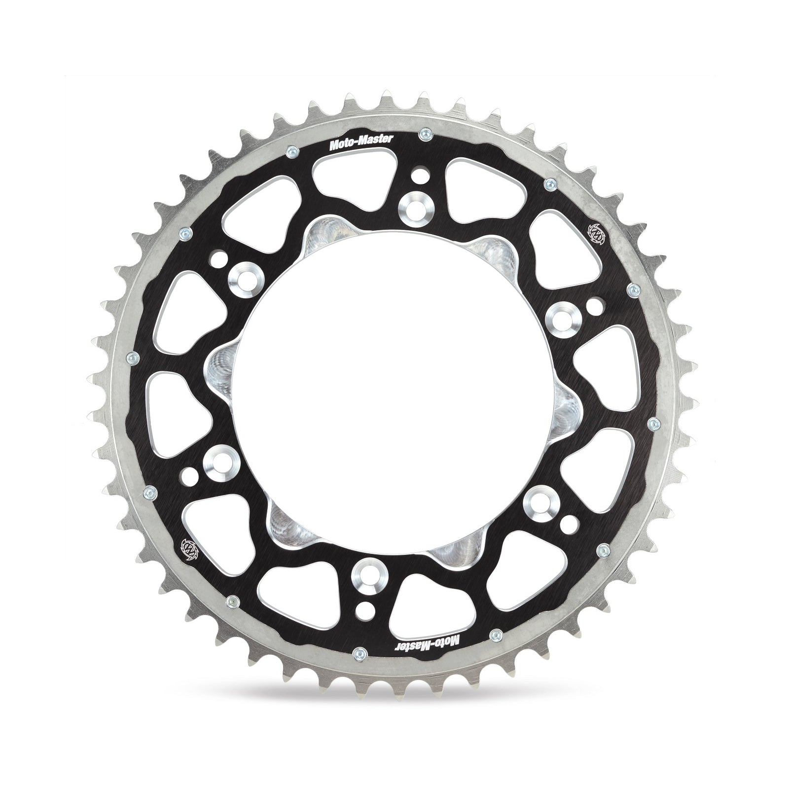 The Moto-Master Fusion Dual-Ring Rear sprocket brings you the best of both worlds - Steel outer ring and a lightweight aluminium inner ring.